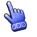 3D Blueberry Pixel Pointer