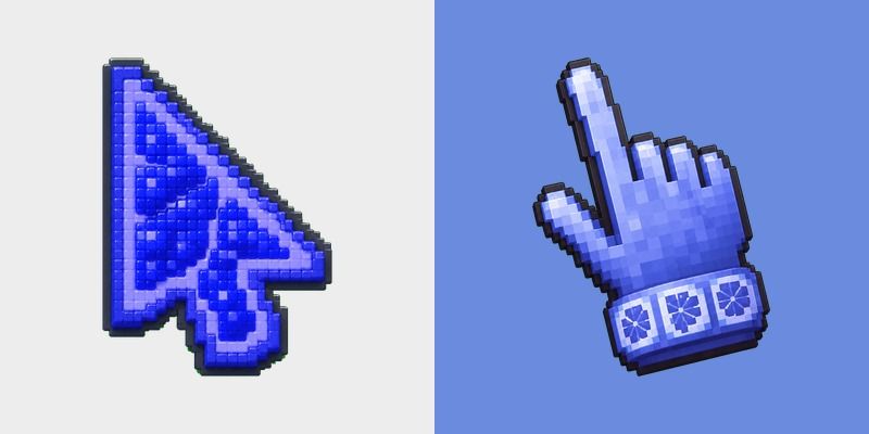 3D Blueberry Pixel