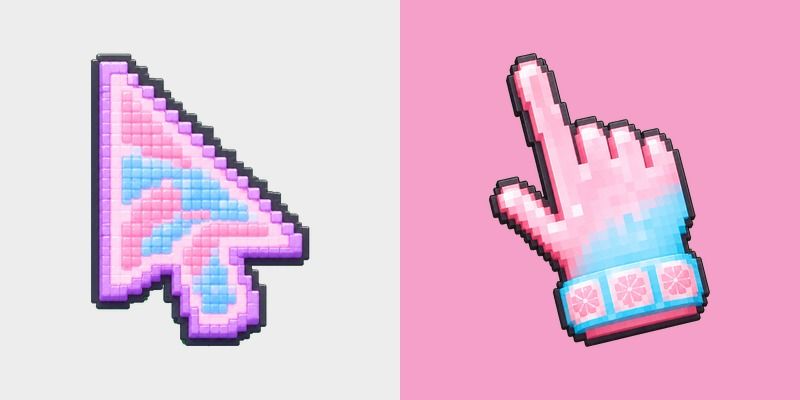3D Cotton Candy Pixel