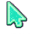 3D Mint Pixel Default