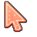 3D Peach Pixel Default