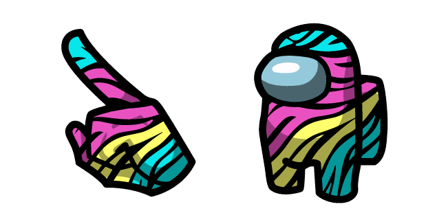 Cute Cursor Pack - Among Us Zebra Cursor