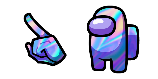 Custom Cursor Pack: Among Us Hologram Character - Cursor Helper