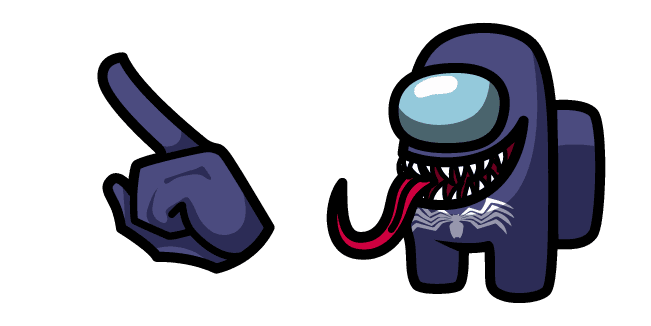 Custom Cursor Pack: Among Us Venom Character - Cursor Helper