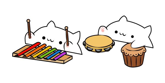 Custom Cursor Pack: Bongo Cat Xylophone and Percussion Meme - Cursor Helper