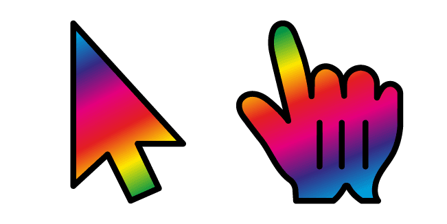 Custom Cursor Pack: Color Spectrum Gradient - Cursor Helper