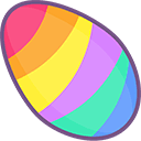 Cute Cursor Pack - Easter Bunny & Colorful Egg arrow cursor preview