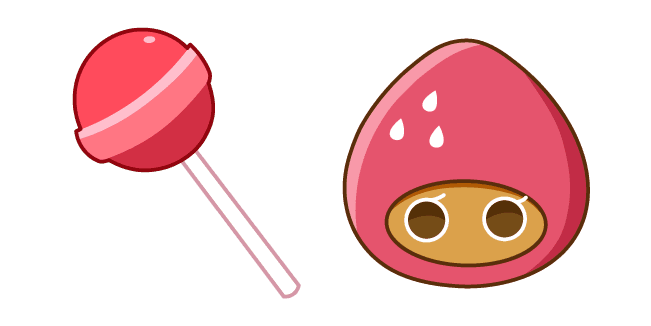 Custom Cursor Pack: Cookie Run Strawberry Cookie - Cursor Helper