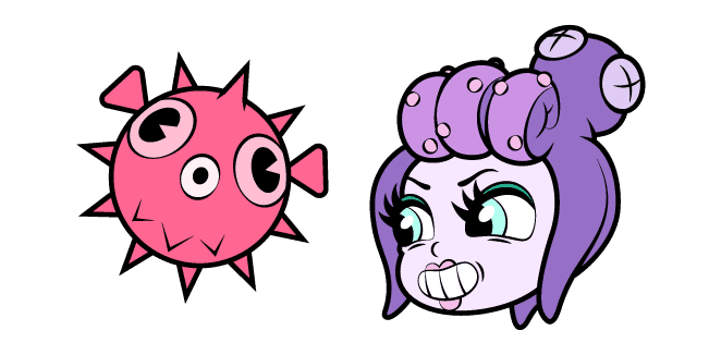 Custom Cursor Pack: Cuphead Cala Maria - Cursor Helper