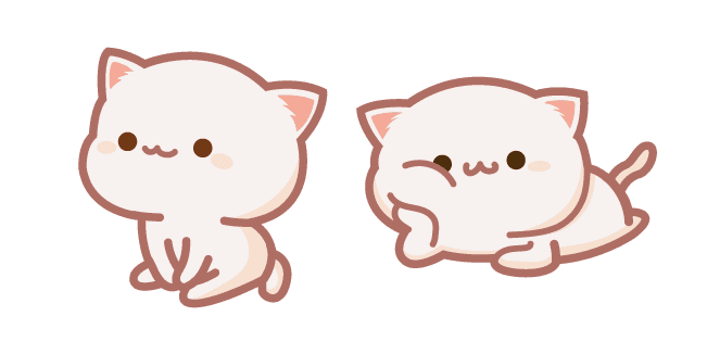 Custom Cursor Pack: Cute Chill Cat - Cursor Helper