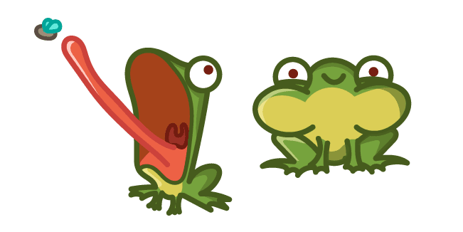 Custom Cursor Pack: Cute Frog - Cursor Helper