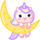 Cute Cursor Pack - Moon and Cloud arrow cursor preview