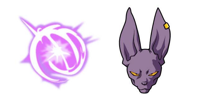 Dragon Ball Beerus custom cursor - Custom Cursors