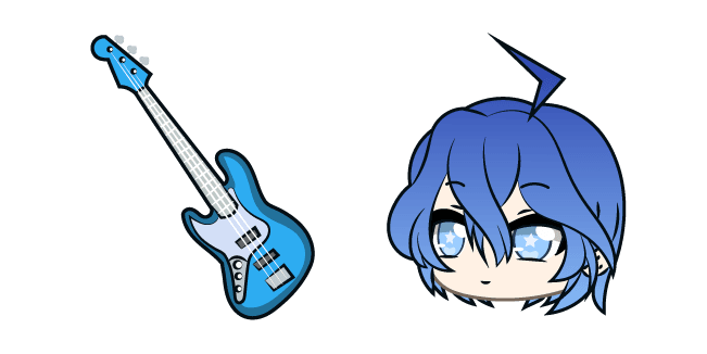 Custom Cursor Pack: Gacha Life Luca and Guitar - Cursor Helper