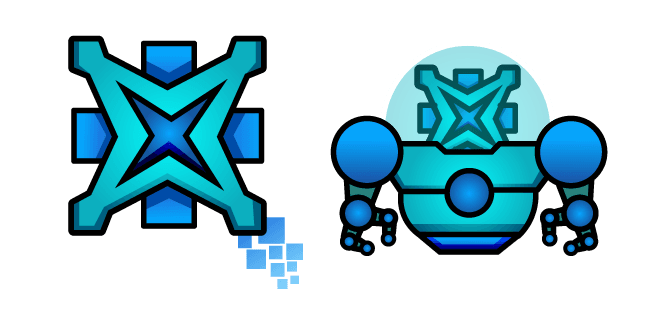 Custom Cursor Pack: Geometry Dash Cube 28 and UFO 6 - Cursor Helper