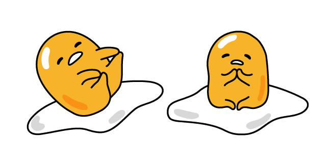 Custom Cursor Pack: Gudetama Yoga - Cursor Helper