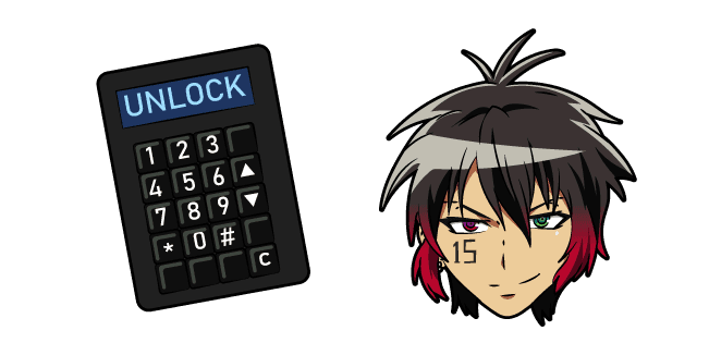Custom Cursor Pack: Nanbaka Jyugo and Lock - Cursor Helper