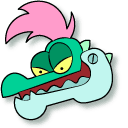 Custom Cursor: K.O.! Heroes' Big Alligator hand cursor preview