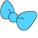Custom Cursor Pack - Teacup and Blue Bow arrow cursor preview