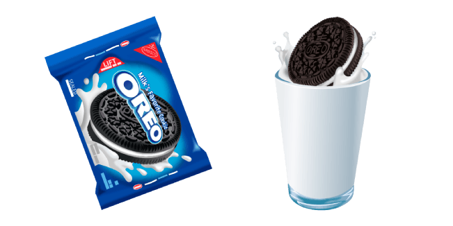 Custom Cursor Pack: Oreo and Milk - Cursor Helper