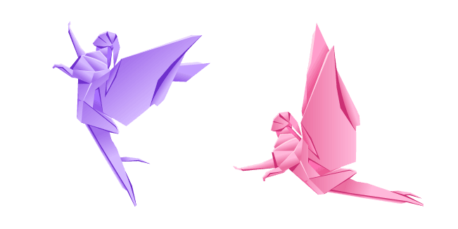 Custom Cursor Pack: Origami Fairy - Cursor Helper