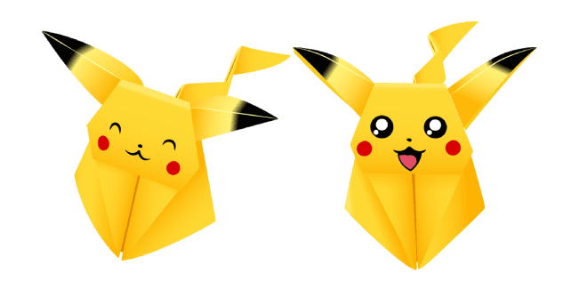 Custom Cursor Pack: Origami Pikachu - Cursor Helper