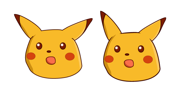 Custom Cursor Pack: Surprised Pikachu Meme - Cursor Helper