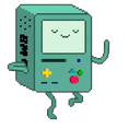 Adventure Time BMO Dancing Pixel Cursor Default
