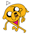 Adventure Time Finn Jake Running Cursor Default