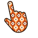 Aesthetic Vintage Retro Pattern Pointer