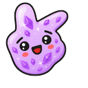 Amethyst Crystal Blob Pointer