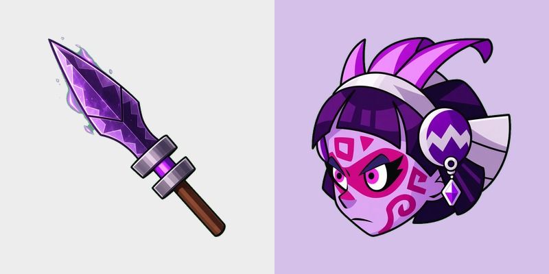 Amethyst Queen Nai Spear Cursor