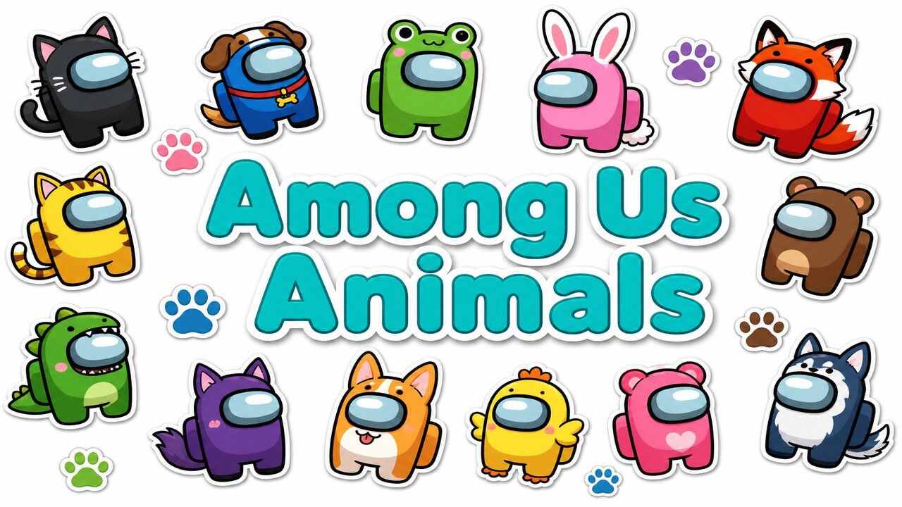 Among Us Animals - Custom cursor collection preview