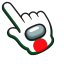 Among Us Bangladesh Flag Colors hand cursor preview