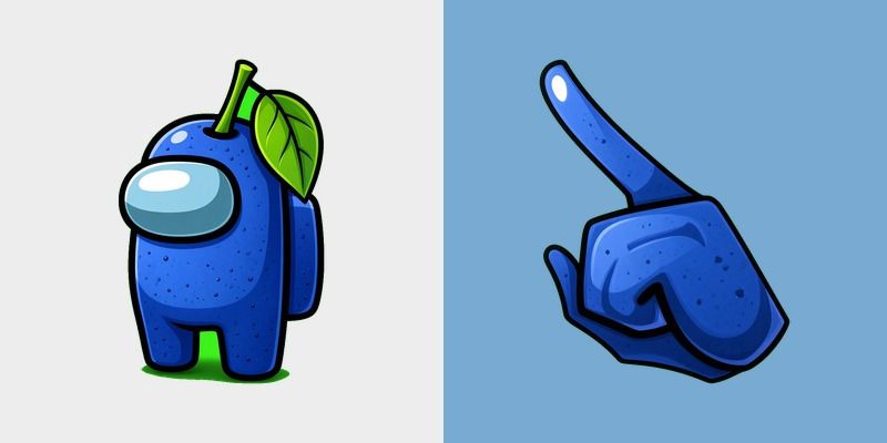 Among Us Blueberry Crewmate