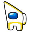 Among Us Brazil Flag Colors arrow cursor preview