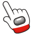 Among Us Bulgaria Flag Colors hand cursor preview