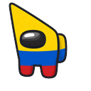 Among Us Colombia Flag Colors arrow cursor preview