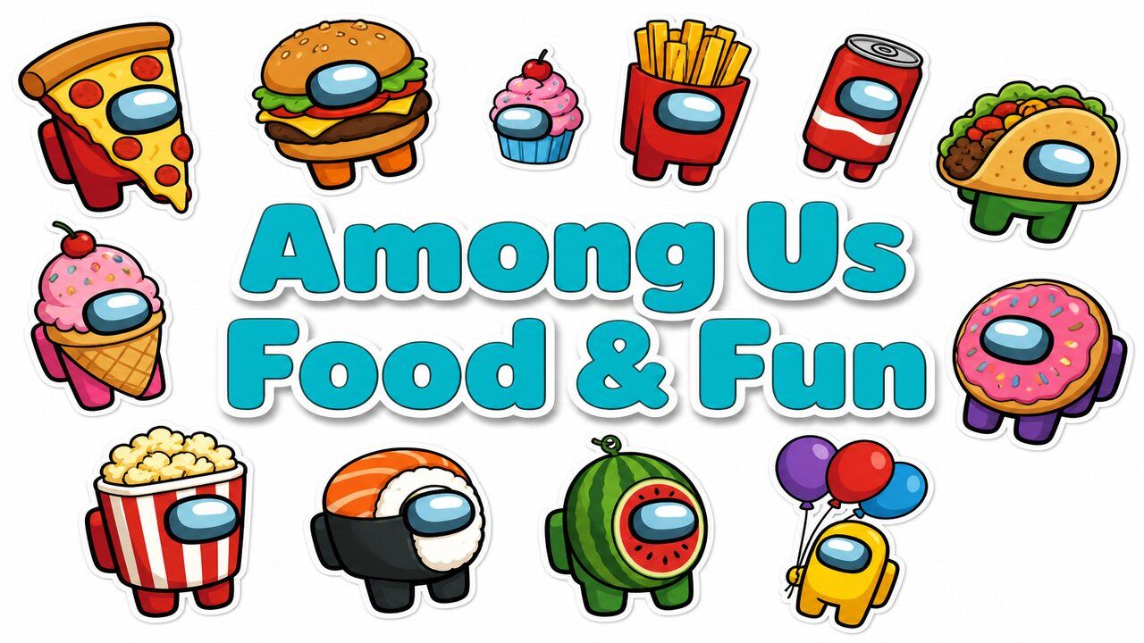 Among Us Food & Fun - Custom cursor collection preview