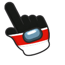 Among Us Kenya Flag Colors hand cursor preview