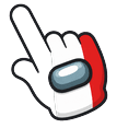 Among Us Mexico Flag Colors hand cursor preview