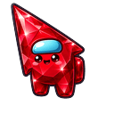 Among Us Red Zircon Character Cursor Default