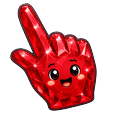 Among Us Red Zircon Character Cursor Pointer