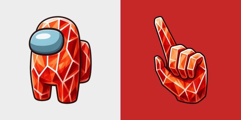 Among Us Red Zircon Character
