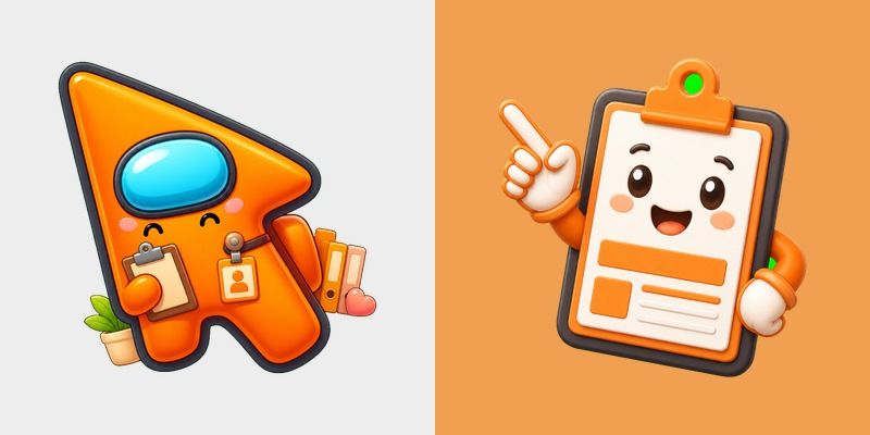 Cursor pack preview: Among Us Show Orange aka Head of HR