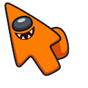 Among Us Show Orange True Form arrow cursor preview