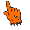 Among Us Show Orange True Form hand cursor preview