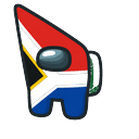 Among Us South Africa Flag Colors arrow cursor preview