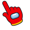 Among Us Vietnam Flag Colors hand cursor preview