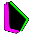 Anaglyph Magenta Lime Default